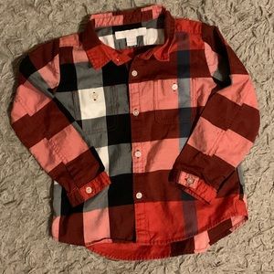 2T Toddler boys Burberry button up shirt